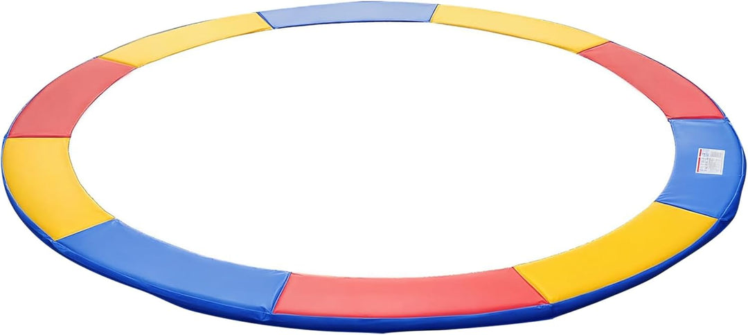 HOMCOM Trampolin Randabdeckung Sicherheitsnetz Wetterplane Leiter Randabdeckung: Ø 244cm Ø 244cm Bun