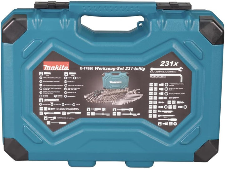 Makita E-17980 Werkzeug-Set 231-teilig