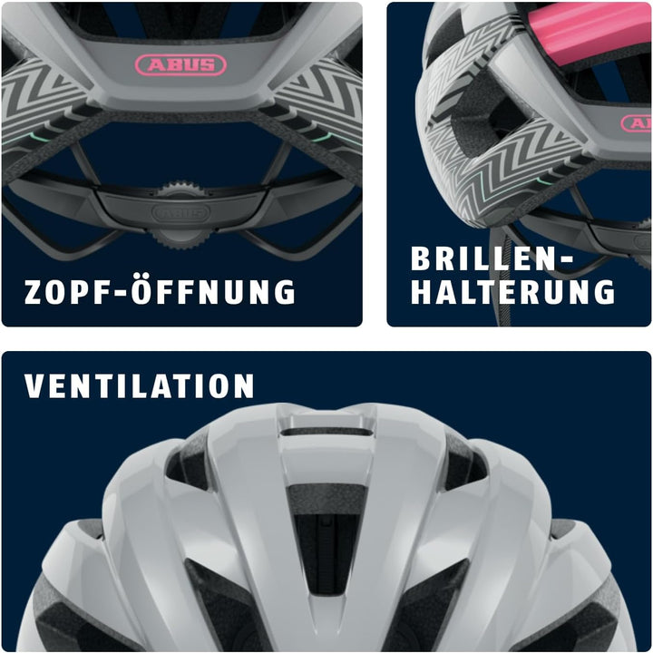 ABUS Rennradhelm StormChaser - Leichter und komfortabler Fahrradhelm für professionellen Radsport fü