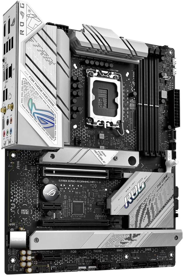 ASUS ROG STRIX B760-A GAMING WIFI Mainboard Sockel Intel LGA 1700 (Intel B760, ATX, DDR5 Speicher, P