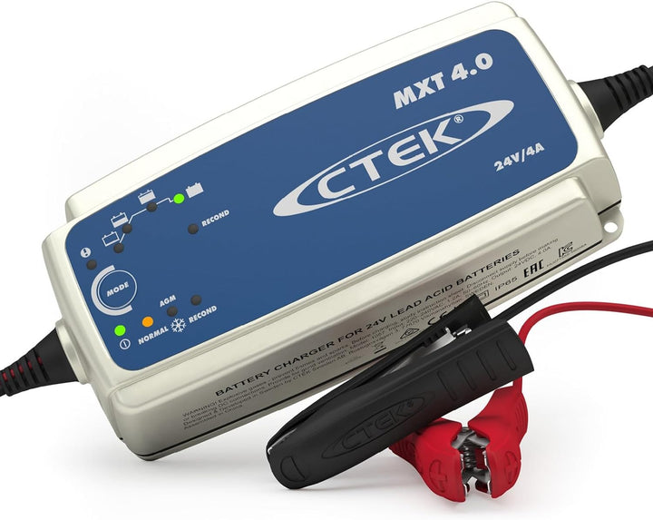 CTEK MXT 4.0 Batterieladegerät 24V, 8-Stufiges Ladegerät Für Kleinere 24V-Batterien In Nutzfahrzeuge