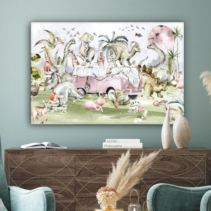 MuchoWow© Leinwandbild Gross 120x80 cm XXL Dekoration Wohnzimmer Bilder Aufhängen Wall Decoration Li