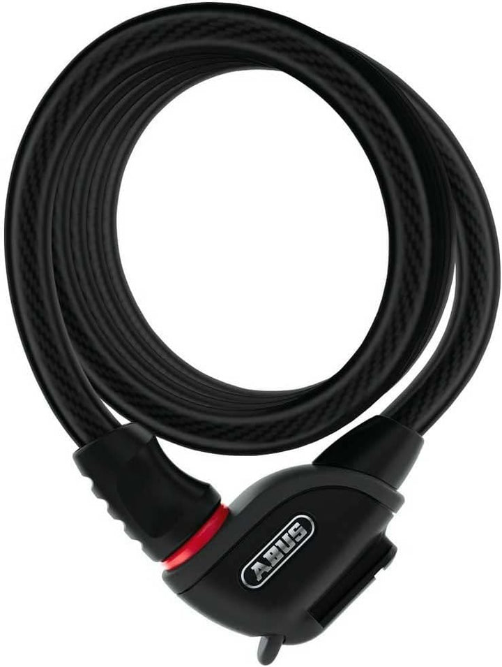 ABUS Kabelschloss Phantom 8950/180 TexFL - Fahrradschloss-Set mit Halterung TexFL für den Rahmen des