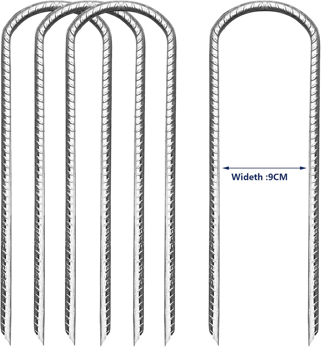 Bodenanker Erdanker Verzinkt Zeltnägel Garten Heringe Trampolin Erdnägel Gartenpfähle Pflocke Stakes