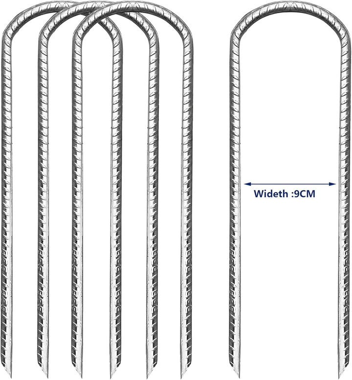 Bodenanker Erdanker Verzinkt Zeltnägel Garten Heringe Trampolin Erdnägel Gartenpfähle Pflocke Stakes