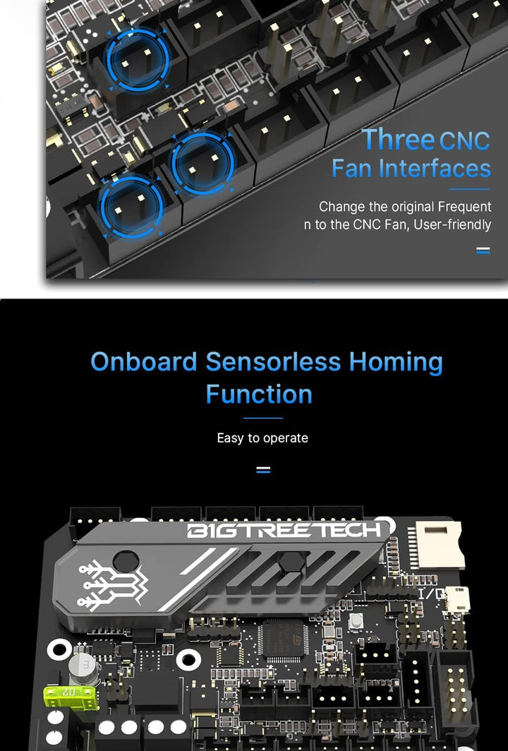 BIGTREETECH SKR Mini E3 V3.0 Steuerplatine Support TMC2209 Stepper Driver Upgrade 32Bit 3D-Drucker S