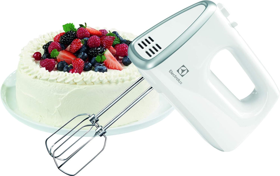 Electrolux EHM3300 Love Your Day Collection Stabmixer für Backwaren mit 450 W Leistung, Weiss, Metal