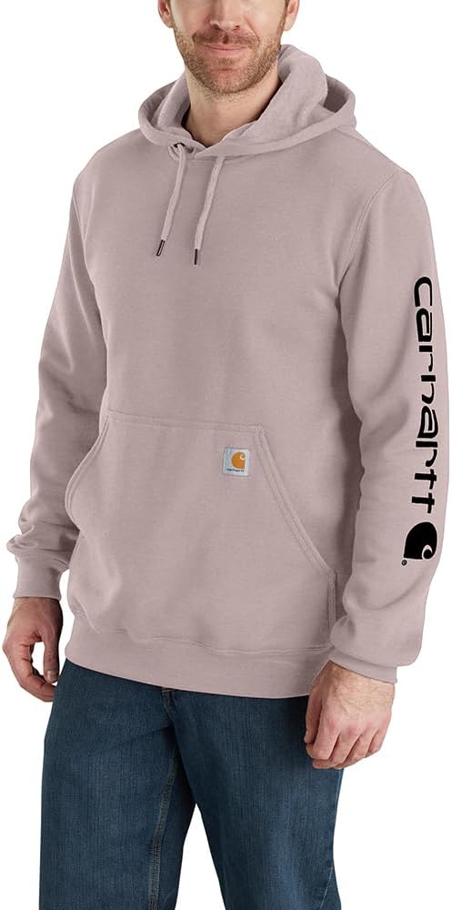 Carhartt Herren Loose Fit Midweight Logo Sleeve Graphic Sweatshirt S Nerz, S Nerz