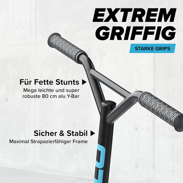 Apollo Stunt Scooter - Genius Pro | Robuster Kinder Scooter mit ABEC 9 Kugellager | Trick Roller, Tr