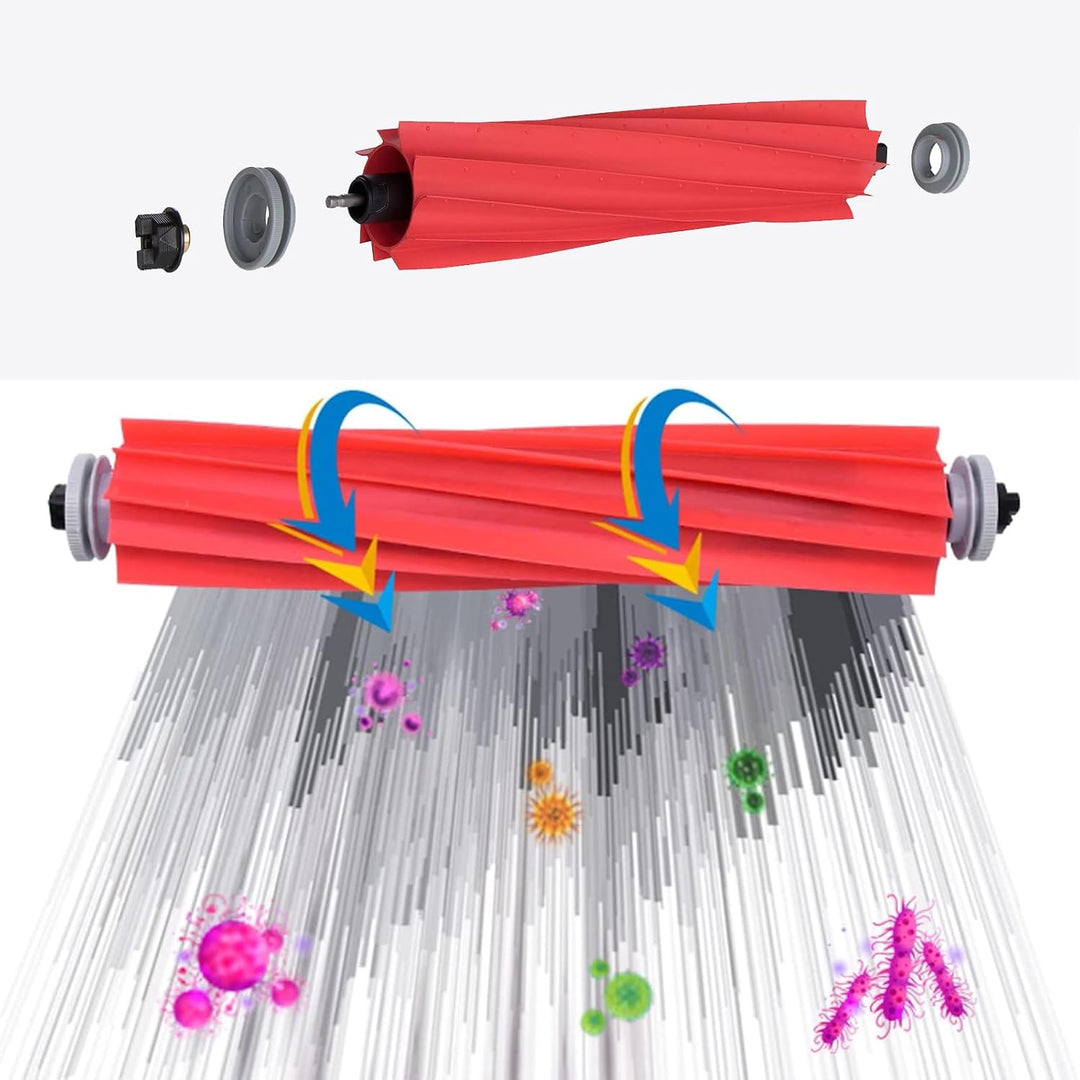 26 Stück Ersatzteile Set für Roborock S7 Pro Ultra, S7 MaxV Ultra Zubehör Kit: 2 Hauptbürste, 1 Selb