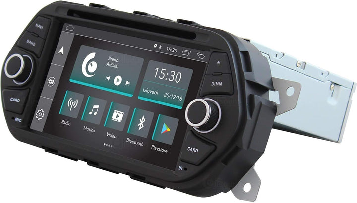 Costum fit Autoradio für FIAT Tipo Android GPS Bluetooth WiFi Dab USB Full HD Touchscreen Display 7"