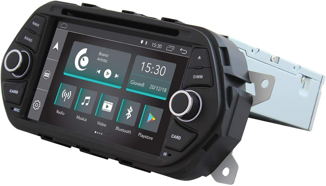 Costum fit Autoradio für FIAT Tipo Android GPS Bluetooth WiFi Dab USB Full HD Touchscreen Display 7"