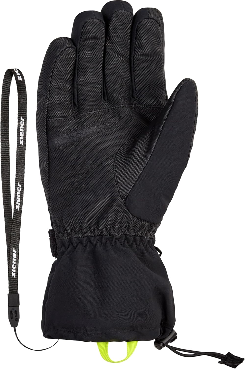 Ziener Herren Gentian Ski-Handschuhe/Wintersport | wasserdicht, Lange Stulpe 7 Schwarz, 7 Schwarz