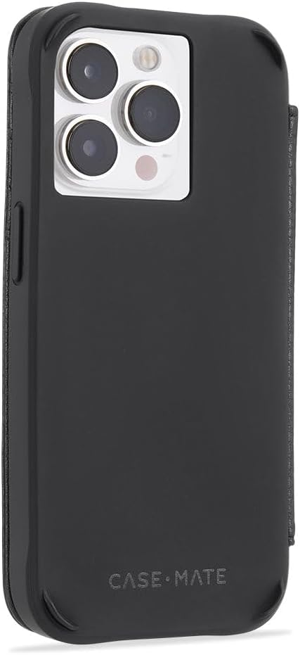 case-mate Wallet Echtleder Bookcase kompatibel mit Apple iPhone 14 Pro Hülle Leder [3 m Fallschutz |