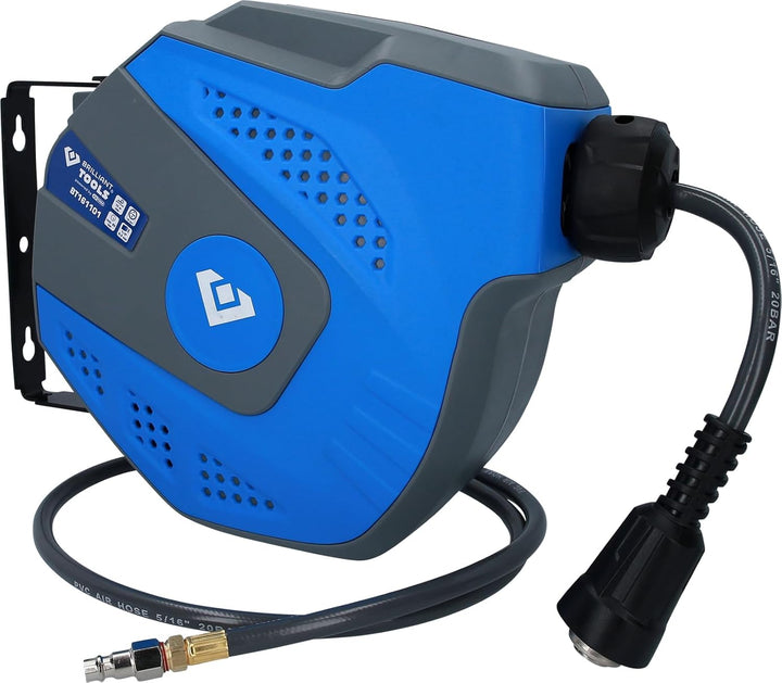 BRILLIANT TOOLS BT161101 Automatischer Druckluftschlauch-Aufroller, Ø 8 mm x 10 m [Powered by KS TOO