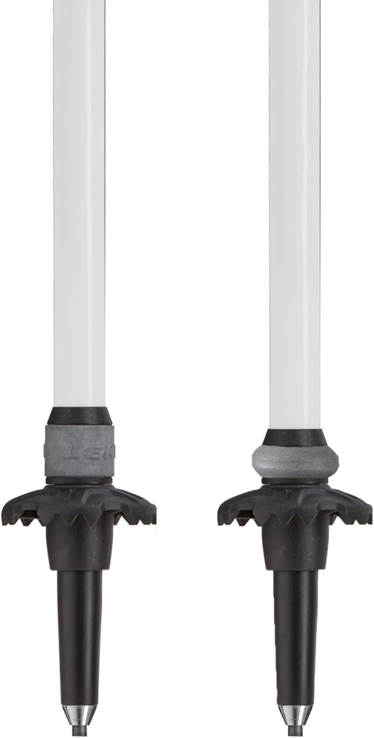 LEKI Cressida FX Carbon AS Stöcke white-mango-silver 100 - 120 cm, white-mango-silver 100 - 120 cm
