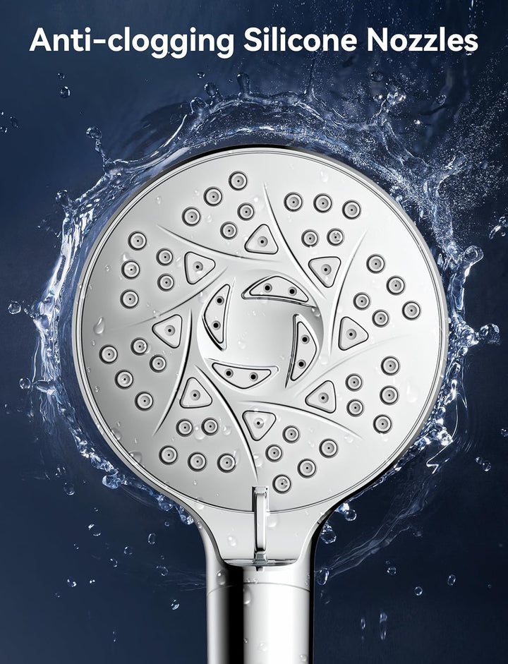 Magichome Hochdruck Duschkopf mit 18-stufiger Filtration, Wassersparender Duschkopf mit Schlauch 2 m