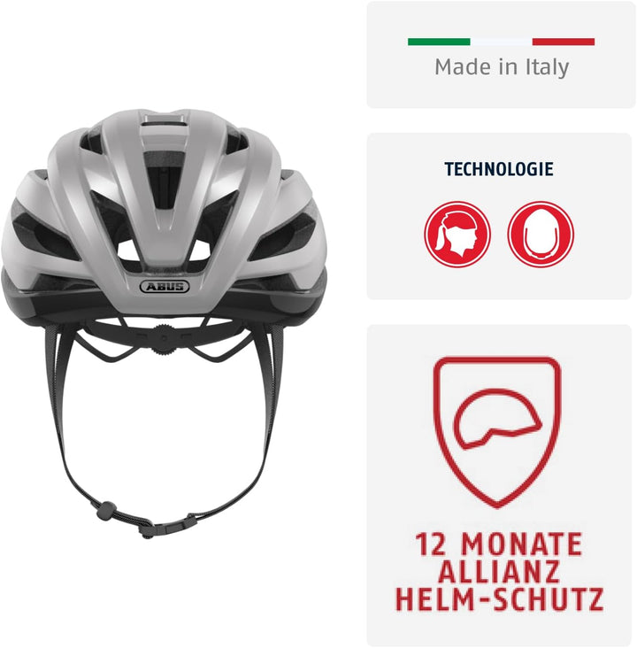 ABUS Rennradhelm StormChaser - Leichter und komfortabler Fahrradhelm für professionellen Radsport fü