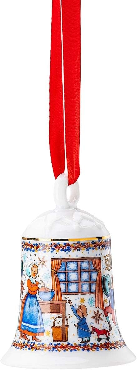 Hutschenreuther 2020 Porzellanglocke, Porzellan, Bunt, 7 cm