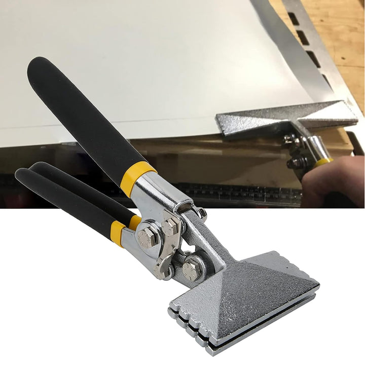 Blechbiegezange, 6-Zoll Falzzange Multifunktionales Gerades Metall Biegezangenwerkzeug, Rutschfeste