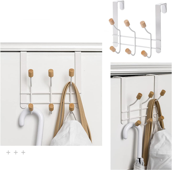 BEEK Door Hook for Hanging Coat Hooks Door Coat Hooks for Door Wardrobe Hooks Kitchen Bathroom Hallw