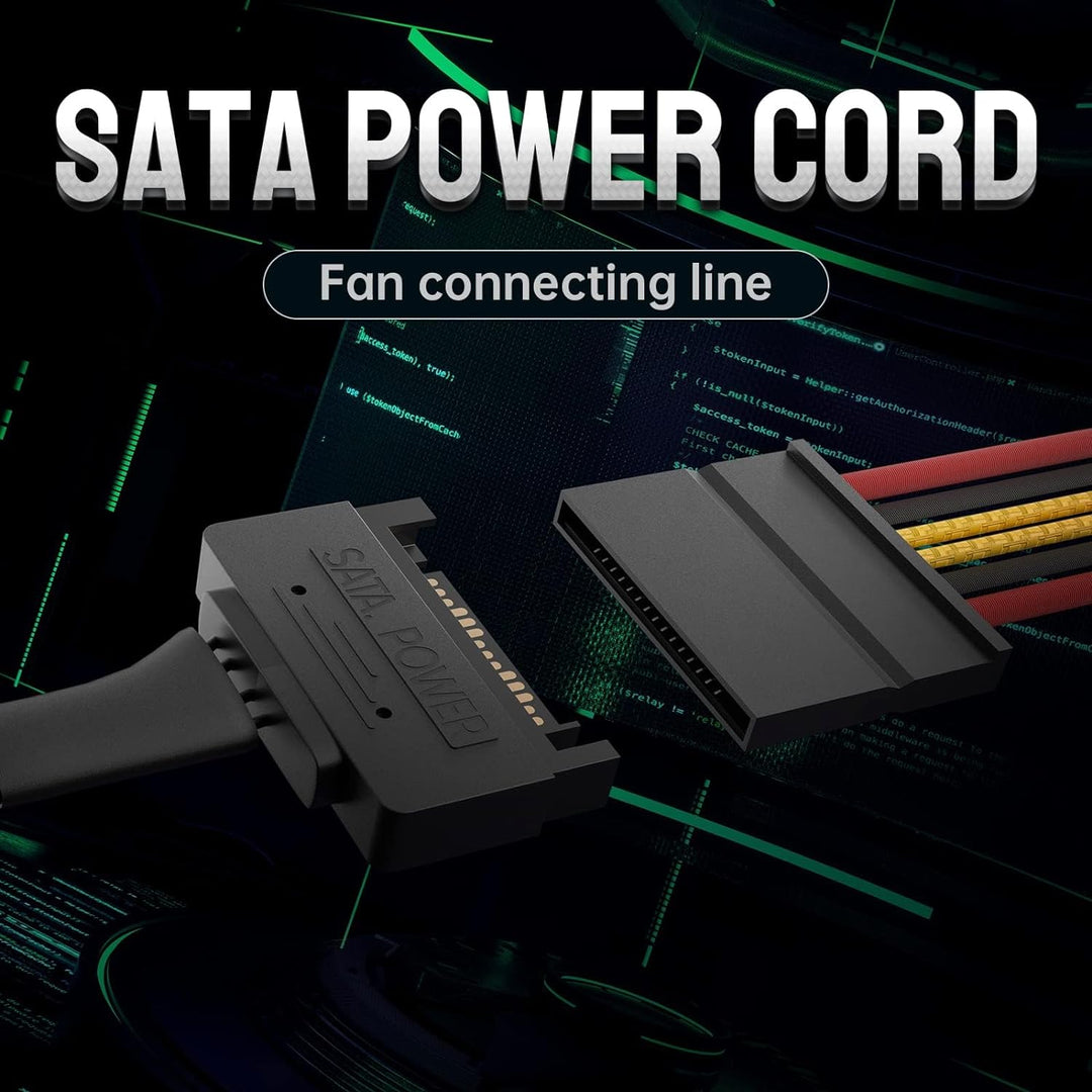 Asiahorse FS-9001 PWM RGB Gehäuselüfter, 120MM PC Lüfter, Leiser Computerlüfter für PC-Gehäuse und C