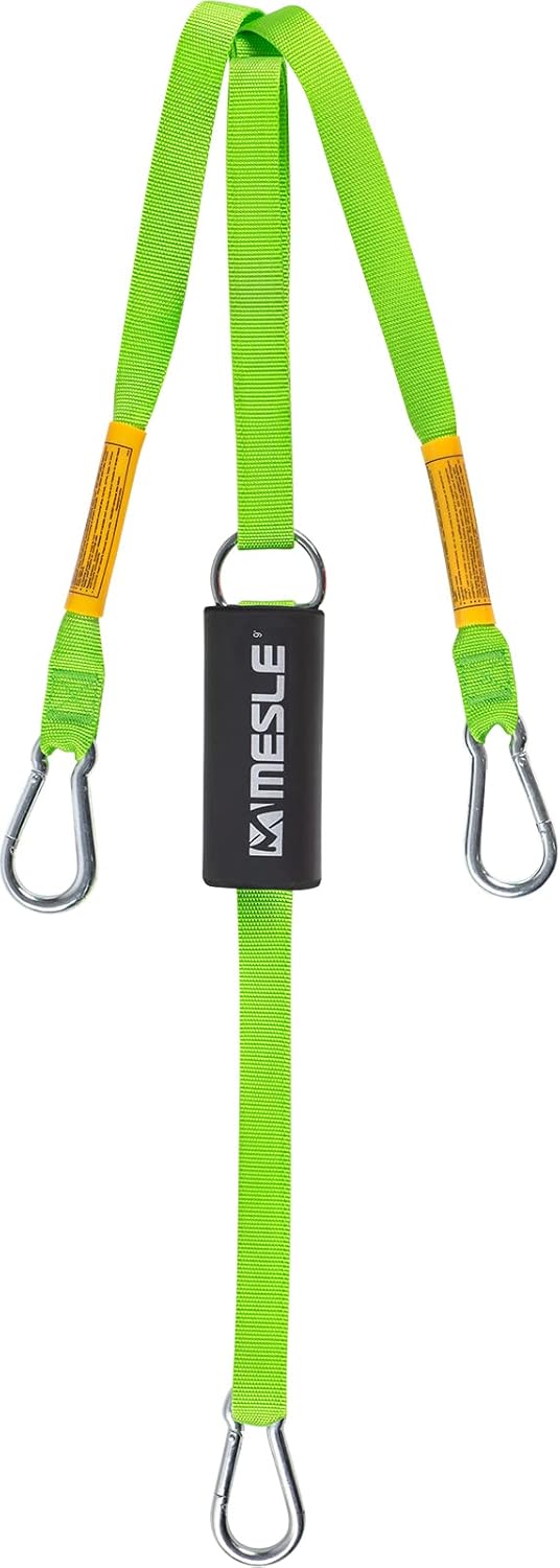 Mesle Schleppdreieck Centrix 2 Personen Wassersport Pulley Wasserskidreieck lime 366 cm (12'), lime