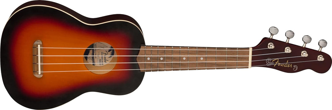 Fender Venice Soprano Ukulele, Walnut Fingerboard - 2 Color Sunburst 2-farbiger Sunburst Venice Sopr