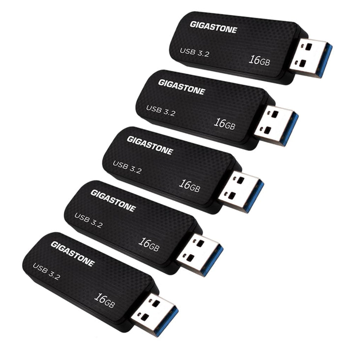 Gigastone Z30 16GB 5er-Pack USB 3.0 Flash-Laufwerk mit hoher Geschwindigkeit, zuverlässige Leistung,