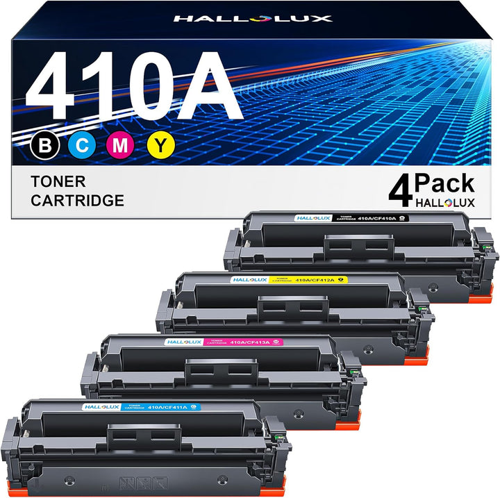 HALLOLUX 410A CF410A Toner Kompatibel für HP 410X 410A CF410A CF410X Multipack Tonerkartusche Laserj