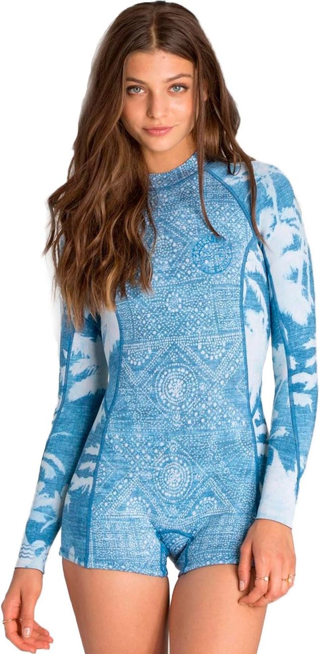 BILLABONG Damen Neoprenanzug kurz Spring Fever Ls Wetsuit indigo 8, indigo 8