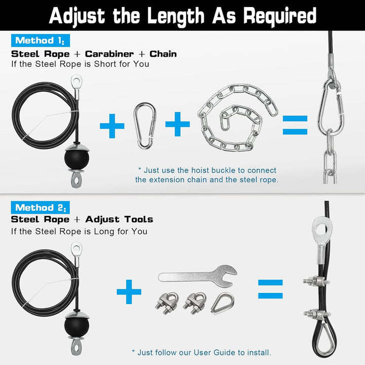 SERTT Gewicht Seilzug Fitness Gym, Verbesserte Kabelzug Fitness Latzug Gym Fitnessgeräte für LAT Pul