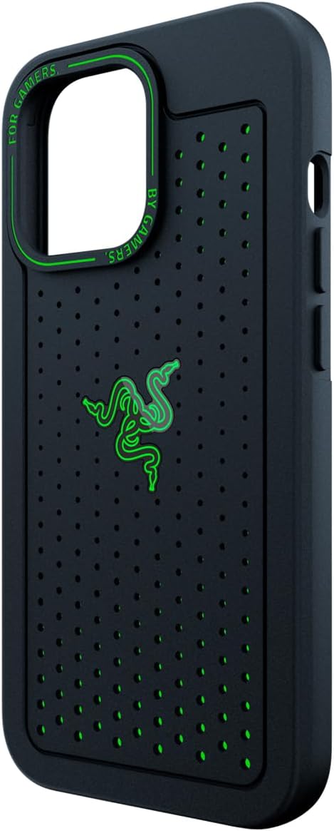 Razer Arctech Black - Schützendes Smartphone Case für iPhone 13 Pro (taktile Seitentasten, kompatibe