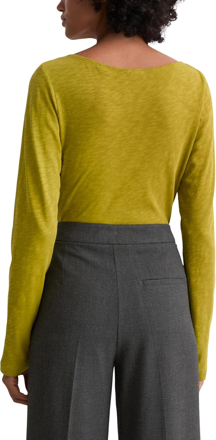Marc O'Polo Damen Langarmshirt aus Bio-Baumwolle Basic XXS 422, XXS 422