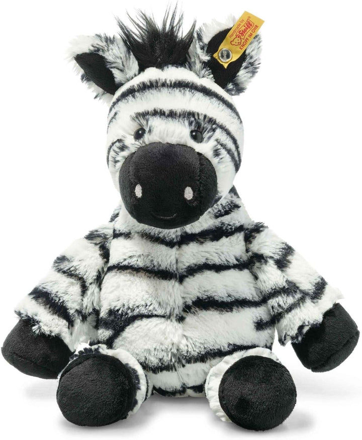 Steiff Ella Elefant grau 30 cm, Soft Cuddly Friends Kuscheltier & Zora Zebra weiss-schwarz 30 cm, So