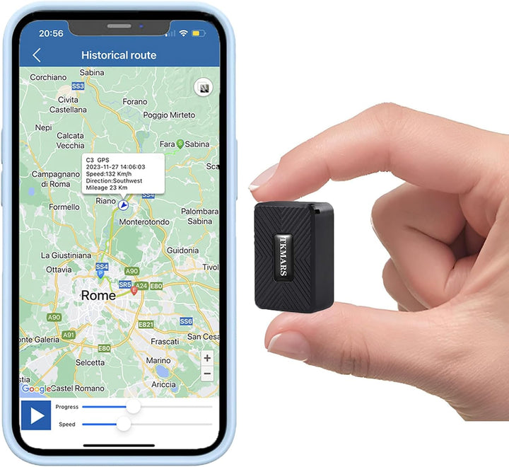 TKMARS Mini GPS Tracker Ohne ABO GPS Tracker Klein fĂŒr Auto, Kinder, Koffer,1500mah TK913 1500mah, T