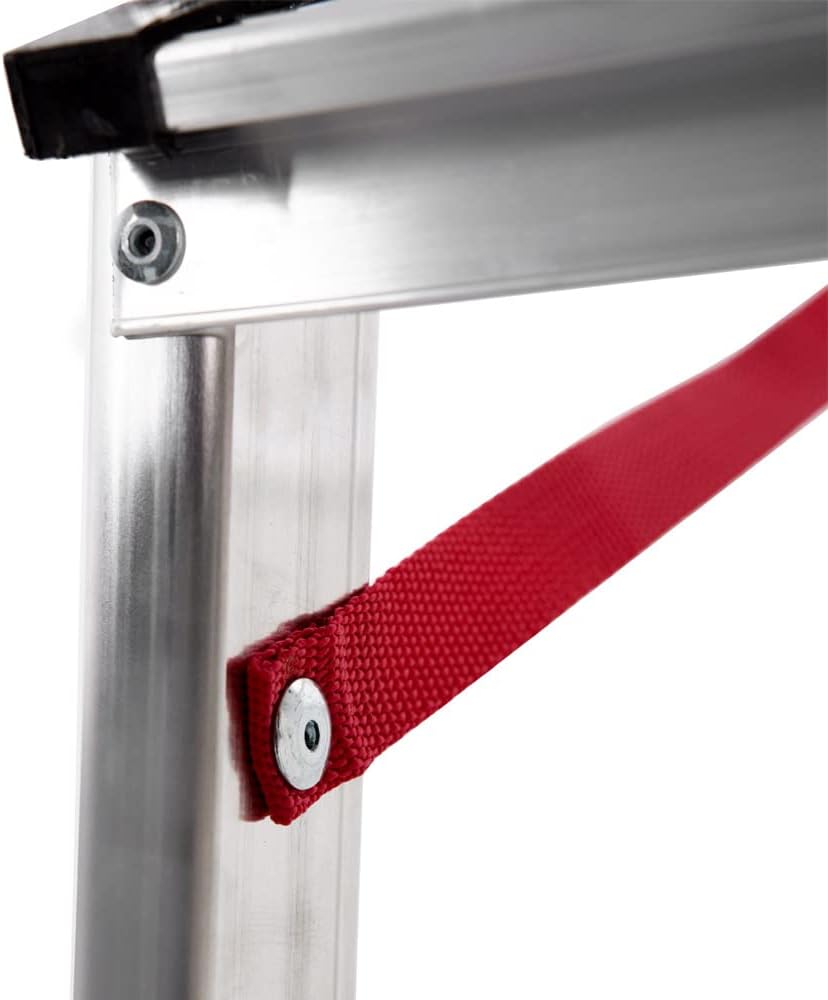 Aluleiter Zweiseitige Haushaltsleitern EN131 Stehleiter 2x2 2x3 2x4 Stufen 150KG (2x4-150)