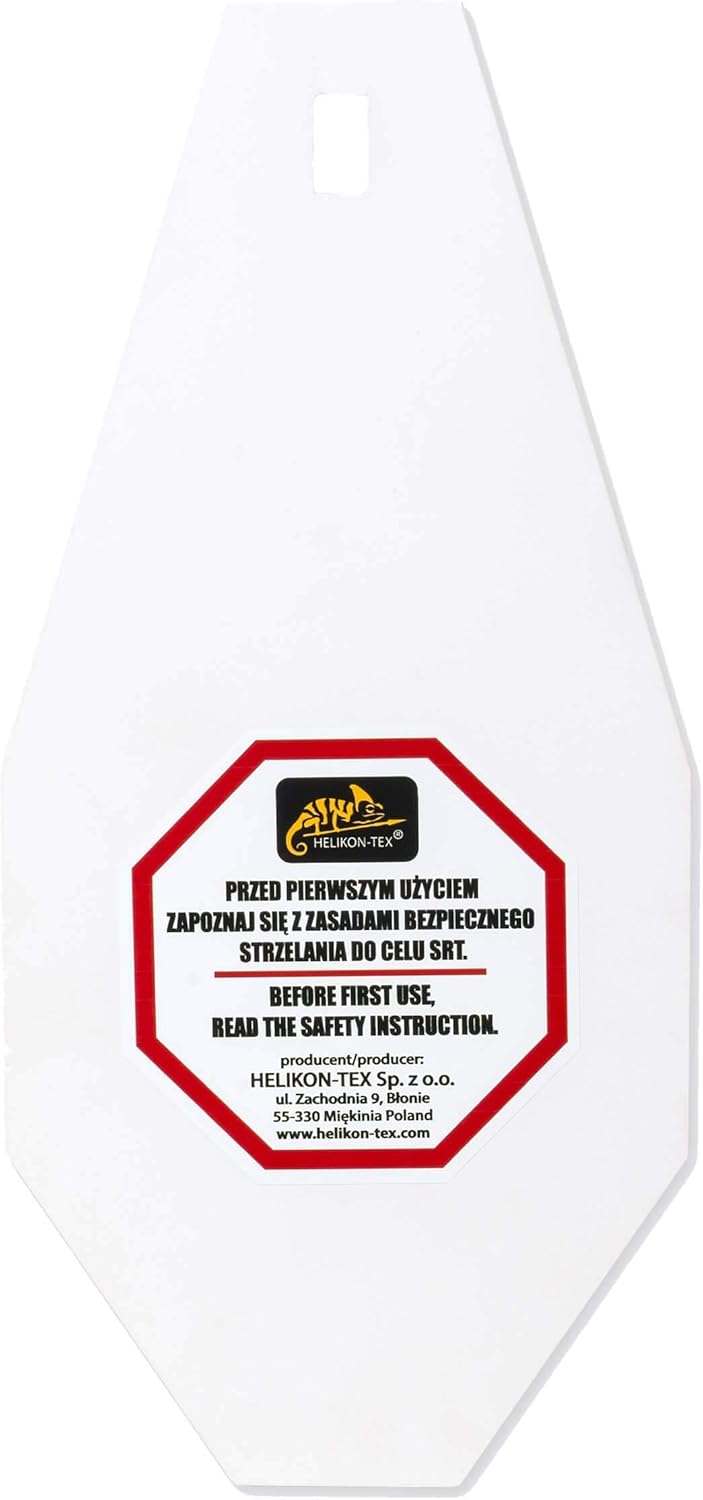 Helikon-Tex SRT Mini Alpha Target IPSC Stahl Ziel Schützensport Range - weiss