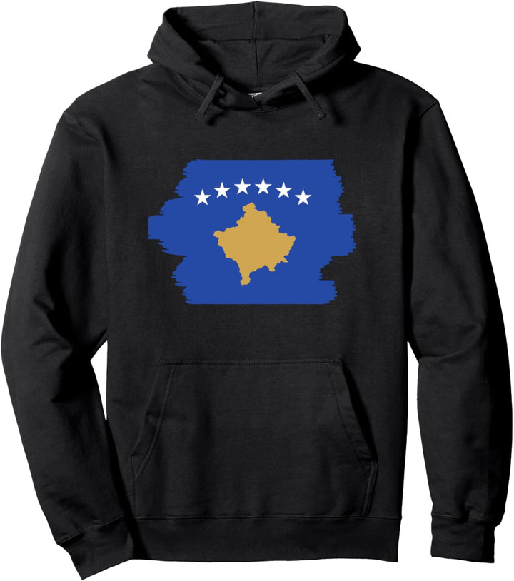 Kosovarische Flagge Kosovo Pullover Hoodie