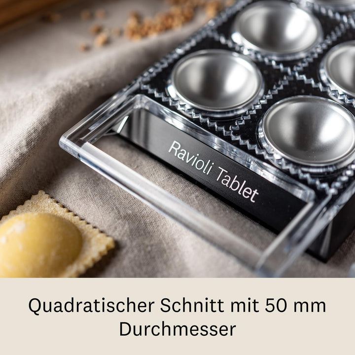 Marcato Ravioli Tablet Schwarz - Ravioliform 36 x 21 x 7 cm Schwarz, 36 x 21 x 7 cm Schwarz