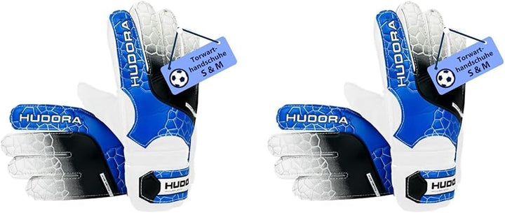 HUDORA Torwarthandschuhe - Gepolsterte Fussball Torwarthandschuhe für Kinder & Jugendliche in Grösse