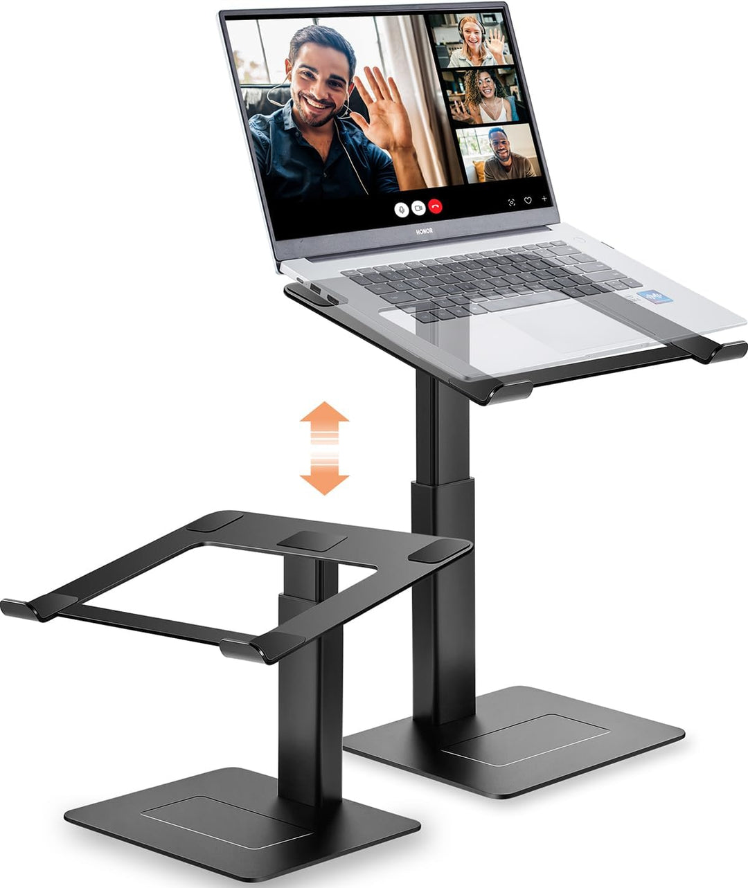 supamir Laptop Ständer Höhenverstellbar, Laptopständer für Schreibtisch, Stehen möglich, DJ Laptop S