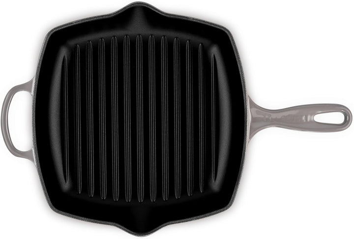 Le Creuset Signature Gusseisen-Grillpfanne, Quadratisch, 26 cm, Für alle Herdarten inkl. Induktion g