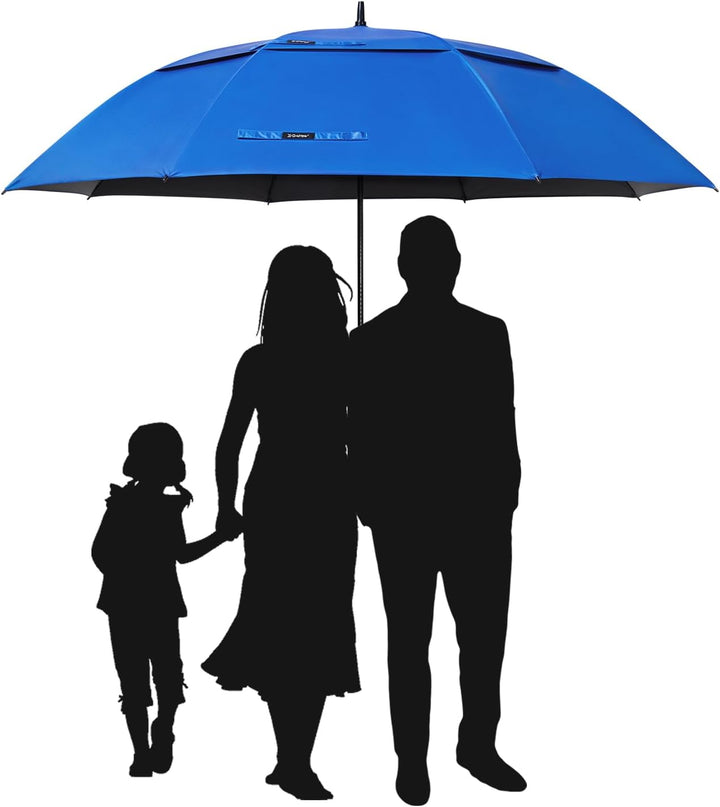 G4Free 62/68/72 Inch UV-Schutz Winddicht Sonnen- und Regenschirm Golfschirm Autorisches Öffnen Doppe