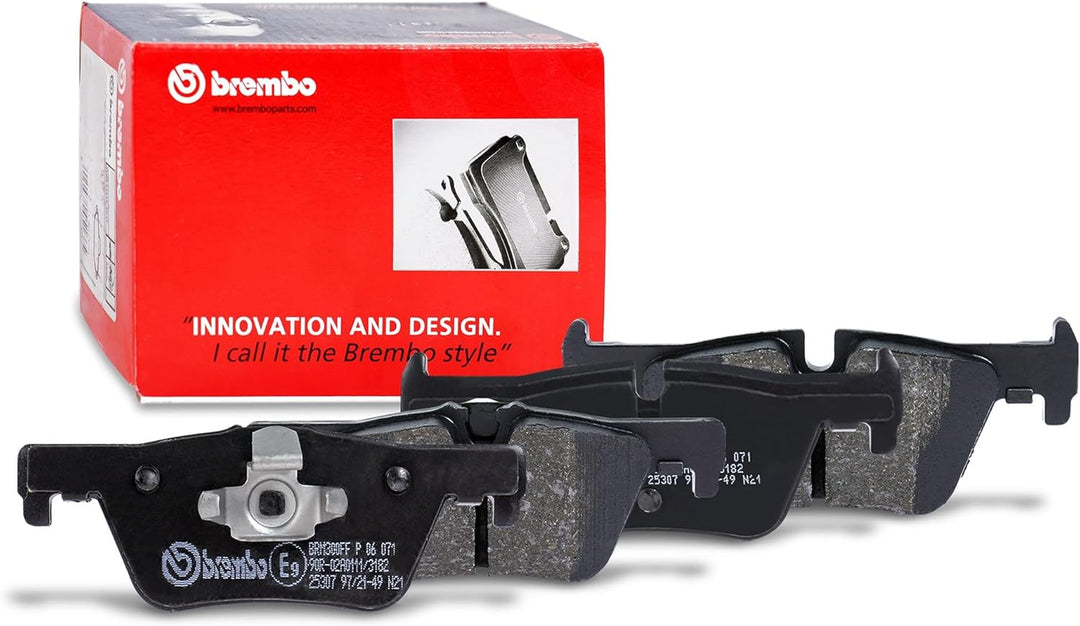 Brembo P06071 Hintere Bremsbeläge, Anzahl 4