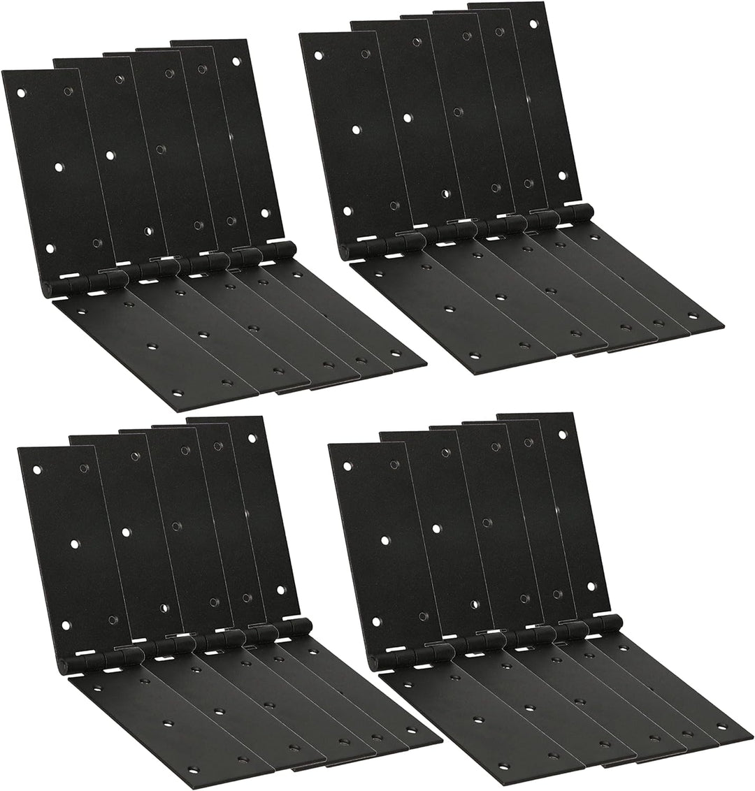 KOTARBAU® 25er Set Türscharnier Kistenband Möbelscharnier 250x50 mm Gerollt Schwarz 250x50 mm 25er S