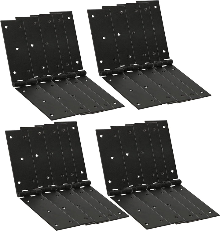 KOTARBAU® 25er Set Türscharnier Kistenband Möbelscharnier 250x50 mm Gerollt Schwarz 250x50 mm 25er S
