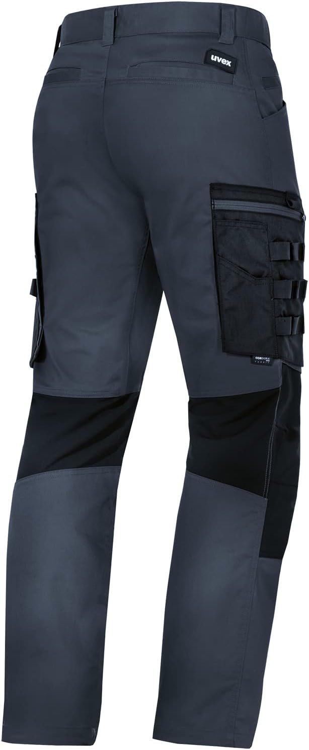Uvex Echor Bundhose - Herren Arbeitshose mit Stretch-Bund - Cargohose - flexibel & robust 60 Dunkelb