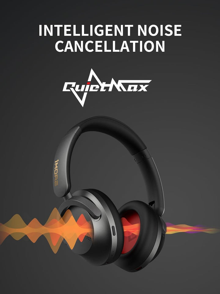 1More SonoFlow Noise Cancelling Kopfhörer, Bluetooth mit Aktiver Geräuschunterdrückung, 70 Stunden W