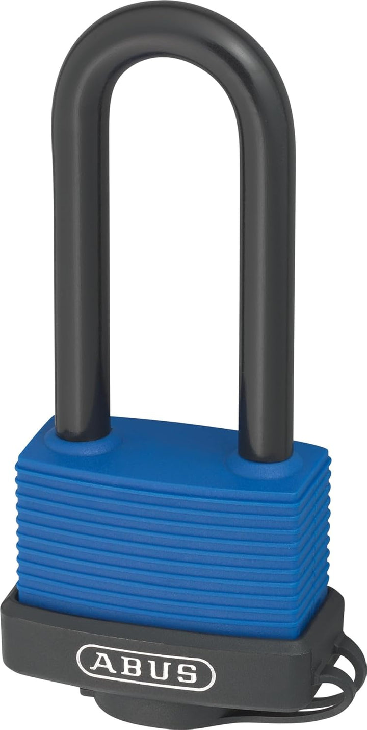 ABUS Messing-Vorhängeschloss Aqua Safe 70IB/45HB63 mit hohem Bügel - wetterfest - Edelstahlbügel für
